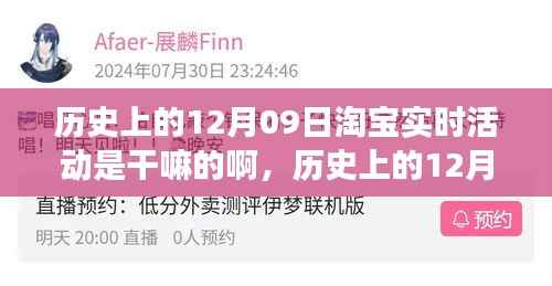 淘宝狂欢盛宴,回顾历史上的12月09日实时活动